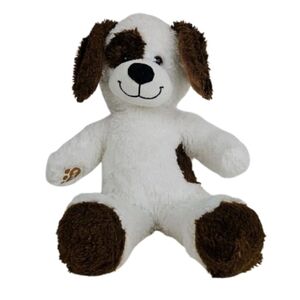 Build A Bear White Chunk Pup Puppy Dog Plush Stuffed Animal Toy Gift 16” 2017